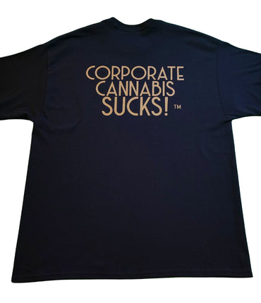 Camiseta Insignia Corporate Cannabis Sucks™